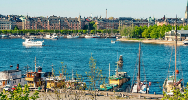 Stockholm city view